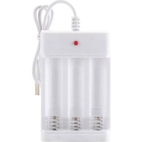 Universal USB charger Output 3 Slot Battery Charger Adapter For AA / AAA Battery Rechargeable Charge Battery Charging Tools