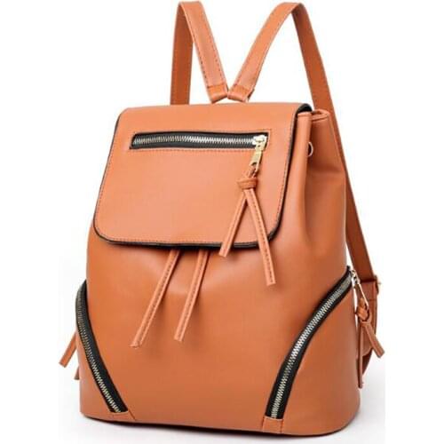 Vintage Tassels Backpack High Capacity School Bag for Teenage Girl Travel Bags New Women Retro Pu Leather Backpacks