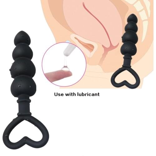 YEMA Heare Unisex Vagina Prostate Massager Anal Beads Dildo Butt Plug Sex Toys for Woman Men Gay Adult G Spot