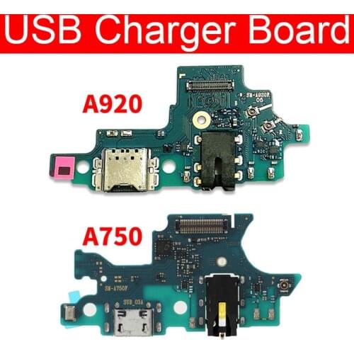 USB Charging Dock Board For Samsung Galaxy A7 A9 2018 A750 A920 Charger Dock Connector Flex Cable Phone Replacement Repair Parts