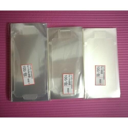 100pcs New Mobile phone Plastic Seal Factory Screen Protector Protective Film For iPhone 11 pro max x xs xs max