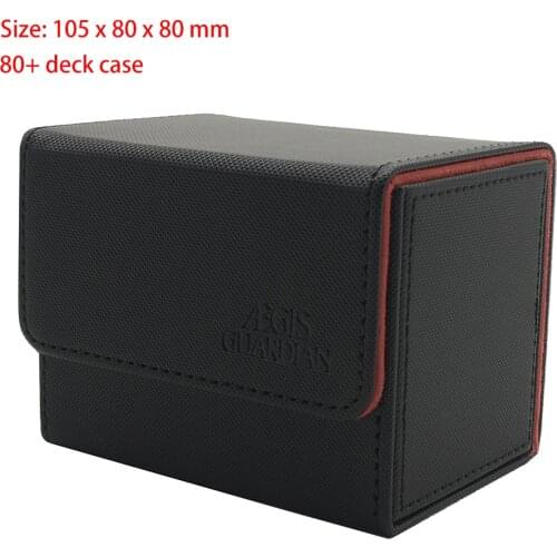 4 Styles Black Color Magic Deck Case, Magic/Pokemon/YuGiOh Deck Case Cards Board Game Card Holder Card Box Cards Container