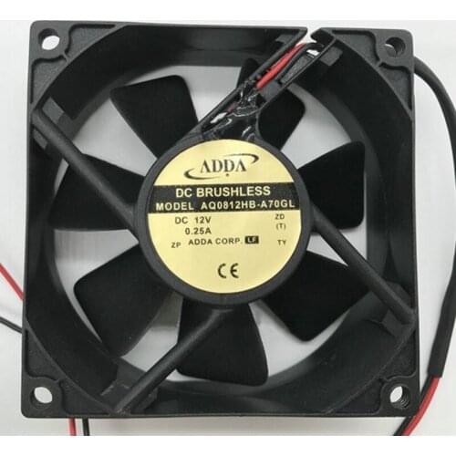 AQ0812HB-A70GL 8025 12V 0.25A 8cm waterproof cooling fan 6 Month Warranty