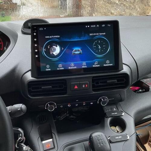 Car Radio For Citroen Berlingo 2019 Peugeot Partner Rifter 2020 Android 10 Multimedia Stereo Player GPS Navigation Head Unit