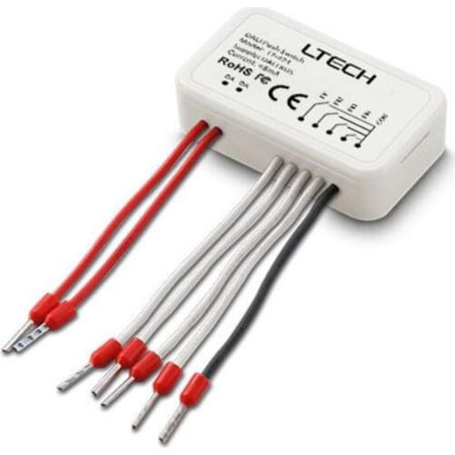 Free shipping 2021 DALI Double Group Push Switch work with DALI BUS for LED Lamp Light