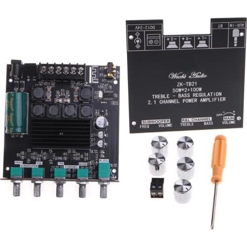 Wireless Metal Bluetooth-Compatible Sound Power Amplifier Board Subwoofer Output