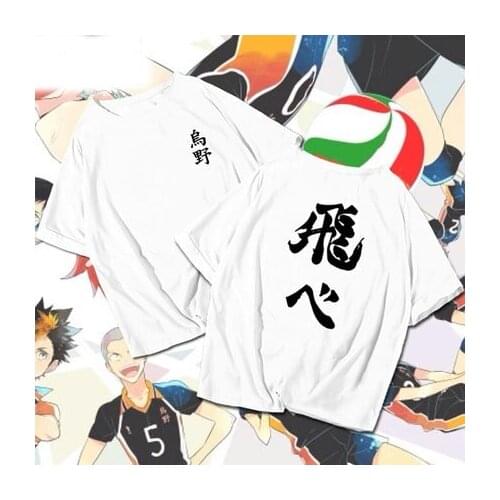 2019 New Haikyu cosplay T-shirt Anime Haikyuu T shirt Nishinoya Yuu Mens Clothing Women Cotton Tees