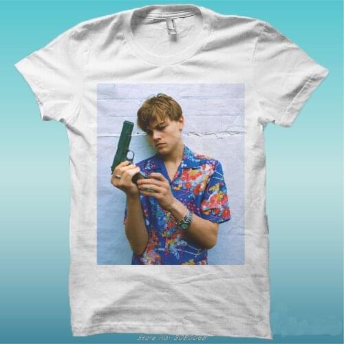 T-shirt "leonardo Dicaprio Romeo Movie" The Happiness Is Han My Shirt New Men Short Sleeve Cotton Tees Tops