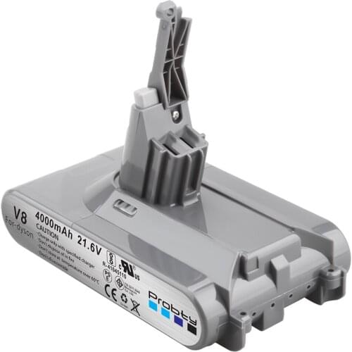 21.6V 4000mAh For Dyson V8 Battery Vacuum Cleaner Tools Li-ion High Capacity Replacement V8 Absolute V8 Animal