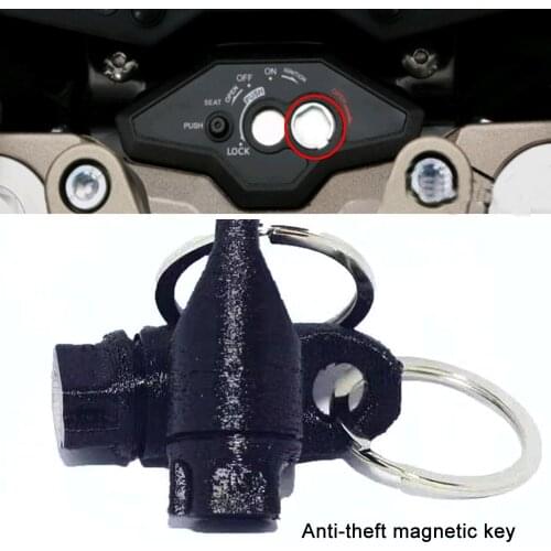 Motorcycle Anti-Theft Magnetic Key For ZONTES G1 125 G2 125