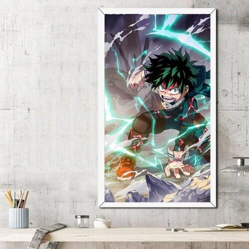 My Hero Academia Digital Illustration Anime Picture Poster Canvas Art Prints,20 x 28 Inches,No Frame