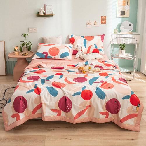 Papa&Mima Cotton Thin Quilt or Sheet Pillowcase Bedding Linen Set Single Double Size
