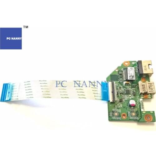PC NANNY FOR Toshiba Satellite C55 C55T USB Ethernet Port Board DA0BLQPC6H0 LED board touchpad da0blqtr6d0