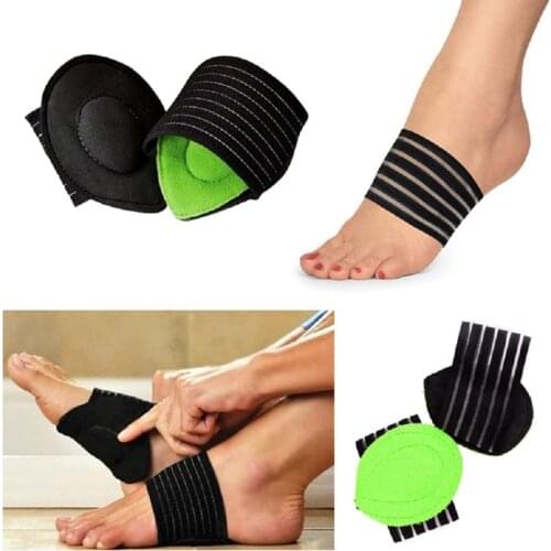 Plantar Fasciitis Arch Sleeve pad arch support orthopedic insoles Fallen heel Pain Relief Shock orthotic massage cushion 1pair