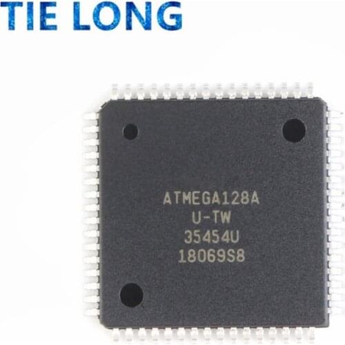 1PCS ATMEGA128A-AU QFP ATMEL ATMEGA128A TQFP64 Programmable Flash