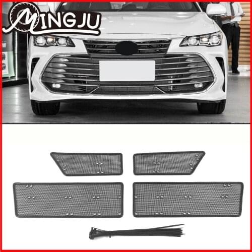 Front Head Grille Insert Net Insect Screening Mesh Cover Trim Fit For Toyota Avalon 2019 2020 2021 Accessories