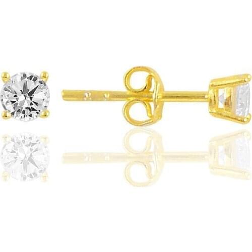 Sogutlu Silver Women's Gold Earrings