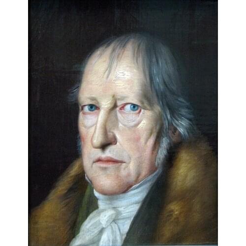 TOP ART # German Philosopher and an important figure of German idealism Georg Friedrich Wilhelm Hegel PRINT painting