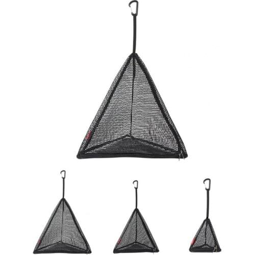 Storage Net Triangular Foldable Camping Hanging Net Durable Travel Shoes Bags Shower Toy Storage Bag for Home Storage Organizer