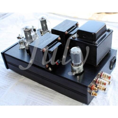 6P3P 6N2 tube Class A single-ended amplifier, 6W*2 high-quality power amplifier, signal-to-noise ratio: ≥90db
