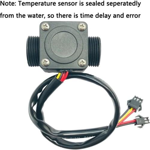USN-HS43TAT Hall Effect Sensor for water flow 1-60L/M G3/4" water purifier water dispenser with Temperature Sensor NTC50K