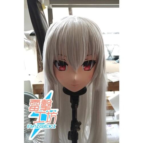 X-KM161)Quality Handmade Female/Girl Resin Japanese Cartoon Character Animego Cosplay Kigurumi Mask Crossdresser