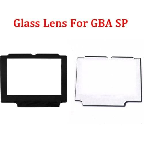 Glass Screen Lens Replacement for Nintend GBA SP LCD screen lens glass mirror lens with double-sided adhesive tape on the back