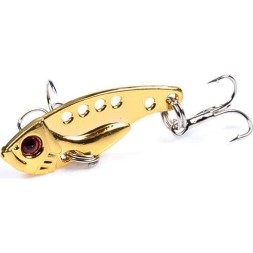 1PCS Metal Spinner Fishing Lures VIB Baits 3D Eyes Wobblers Sequin Spoon Crankbaits Artifical Easy Shiner Fishing Tools 8g-15g