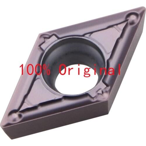 10pcs DCMT11T304-MV VP15TF 100% original external Turning tool carbide insert lathe cutter tools