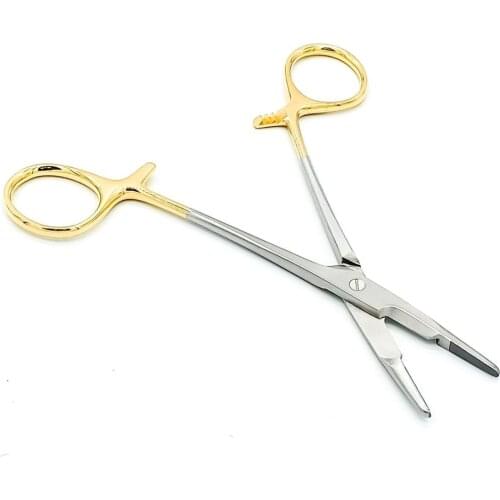 12.5cm German Reusable TC Olsen-Hegar needle holder suture scissors Veterinary Orthopedic Implants fishing forceps surgical