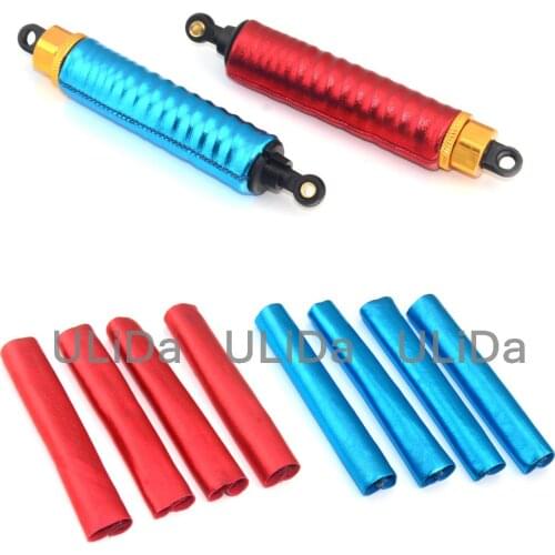 4pcs Dust-Proof Shock Absorber Cover Guard For 1/10 Scale RC Car Off Road Monster Truck Buggy HSP HPI Traxxas Redcat Racing