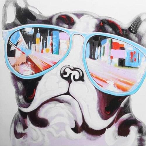 5D DIY Diamond Painting Cross Stitch Dog Pattern Rhinestone Needlework Full diamond Mosaic Diamond Embroidery