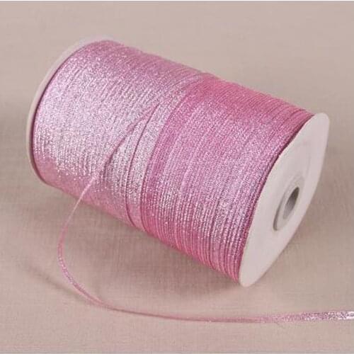 790Meters Pink Onion Ribbon Wedding Party Festive Decoration Crafts Gifts Wrapping Apparel Sewing Fabric Supplies DIY Material