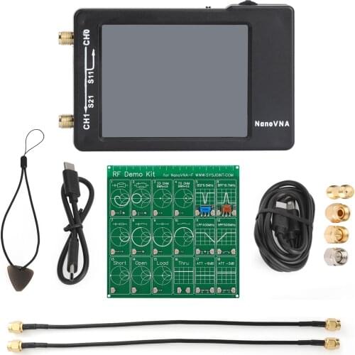 Areryourshop NanoVNA-H Vector Network Analyzer HF VHF UHF 2.8"TFT Screen 50KHz-900MHz Antenna Analyzer