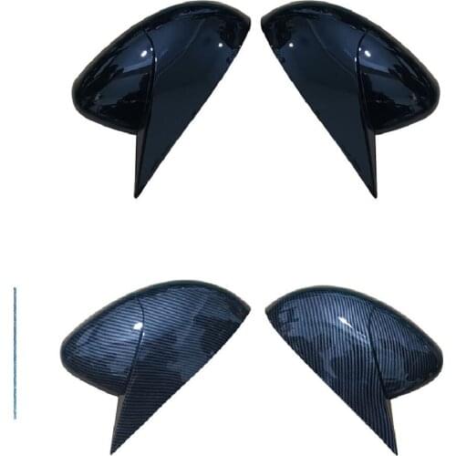 Rearview Mirror Cover Side Wing Rear View Mirror Case Covers Trim For Honda Fit Jazz 2021 Horns OX Rearview Mirror Cover