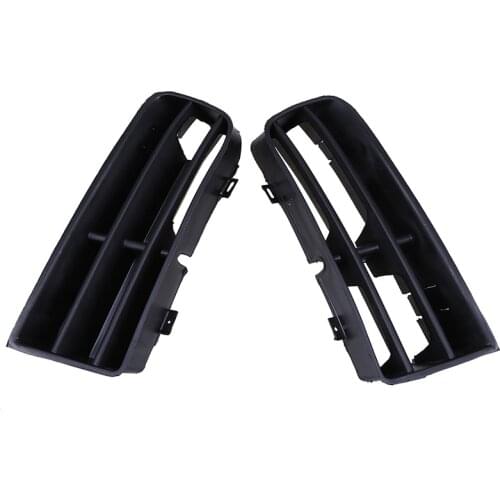 Black Auto Front Bumper Driving Fog Lights Cover Lamp Frame Trim For VolksWagen Golf 4 1998-2006