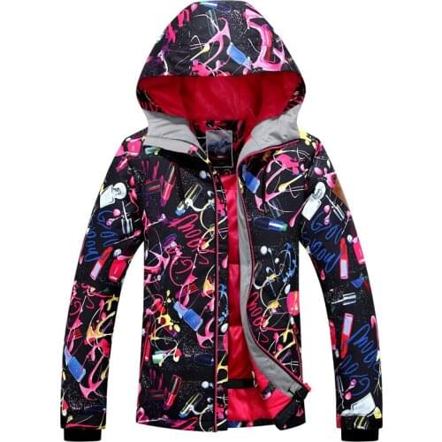 GSOU SNOW Single Board Womens Ski Suit Windproof Waterproof Breathable Wear-resistant Warm Ski Jacket For Women Size XS-L