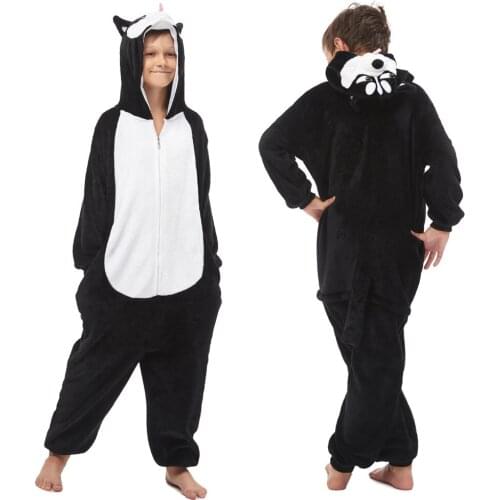 Kigurumi Boys Animal Jumpsuits Kids Oneises For 4 6 8 10 12 Years Girls Unicorn Rainbow Pijamas Kigurumi Overalls For Boys