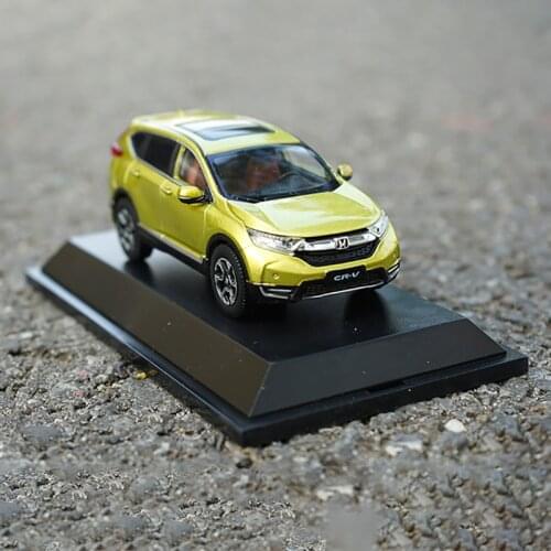 1:43 Scale Diecast Metal Green CRV 2017 SUV Boutique Alloy Car Model Toys Adult Children Gifts Collection Souvenir Display