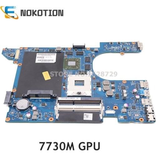 NOKOTION Laptop Motherboard For Dell Inspiron 15R 7520 QCL00 LA-8241P CN-04P57C 04P57C MAIN BOARD DDR3 HD 7730M GPU