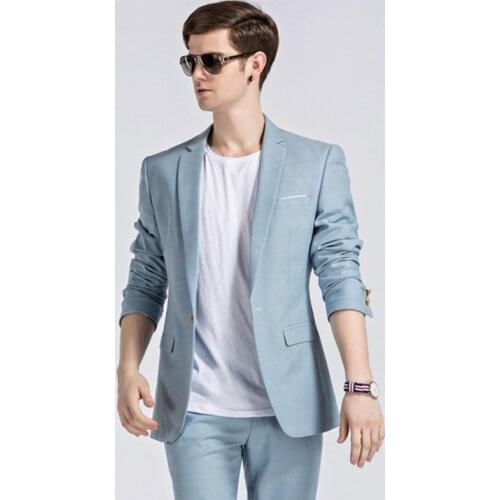 2020 New Mens suits Jacket+Vest+Pants Men Wedding Suit Three Pieces Sets Slim Fit Mens Dress Suits Latest Designs Light Blue
