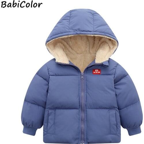 New Baby Girls Hooded Down Jackets For Kids Coat Autumn Boy Cartoon Warm Jacket Coat Autumn Winter Toddler Girl Jacket Outerwea