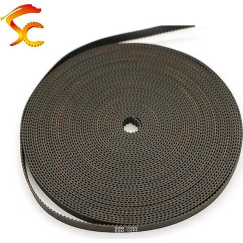 High Quality 50Meters T2.5 6mm Timing Belts width 6mm Rubber with fiberglass Metric Trapezoid open ended belt pulley 3D Printe