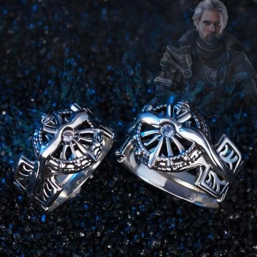 Game FF15 Final Fantasy XV 925 Sterling Silver Rings Cosplay Noctis Lucis Caelum FFXV Light of Ring Jewelry Accessories Gifts