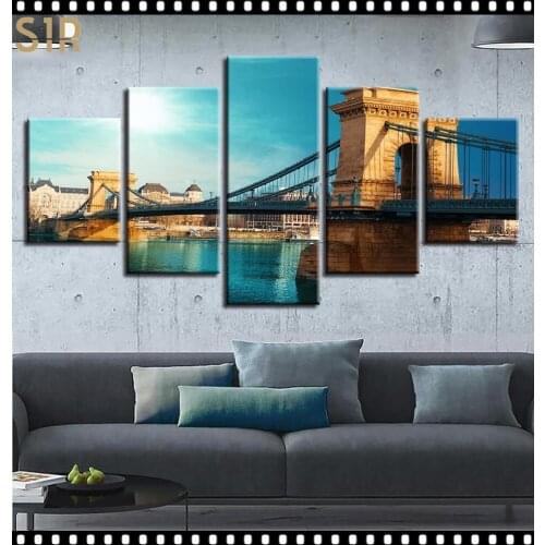 World Famous Architecture Beauty HD Five Wall Painting Decorative Painting Anime Posters Wall Decor Anime Decor Room Decor