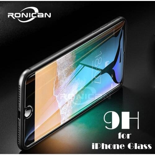 RONICAN Tempered Glass for iPhone 7 8 6 6s glass for iPhone X XR XS MAX Screen Protector for iPhone x xs max 7 6s 8 Plus X film