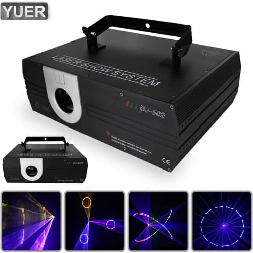 1W-3W Full Color Animation Laser Light Model FB-6 RGB Stage Effect Pattern Laser Projector DMX512 DJ Disco Party Bar Club Prom