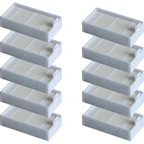 10pcs Vacuum Cleaner Filters for ilife v50 HEPA Filter for ilife v50 v55 v5s robot vacumm cleaner parts Efficient dust filter