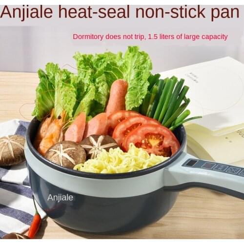 16D2 Multi-function Electric Cooker Dormitory Frying Pan Mini Electric Frying Pan Household Small Hot Pot Rice Cooker SP19