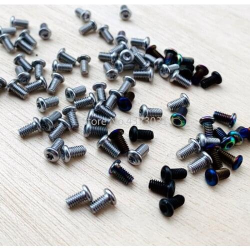 20pieces T6 Plum Head Screw Folding Shank Plum Screw Back Folder Folding Knife Screw Knife Clip Plum Nail DIY Tool Screw Rivet